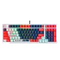 Клавиатура игровая проводная Bloody S98 Sports Navy Brown Switch Gaming RGB / White