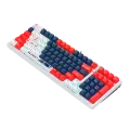 Клавиатура игровая проводная Bloody S98 Sports Navy Brown Switch Gaming RGB / White