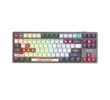Клавиатура игровая беспроводная Bloody WS87 Pixel Mechanical  Red Gaming / Red