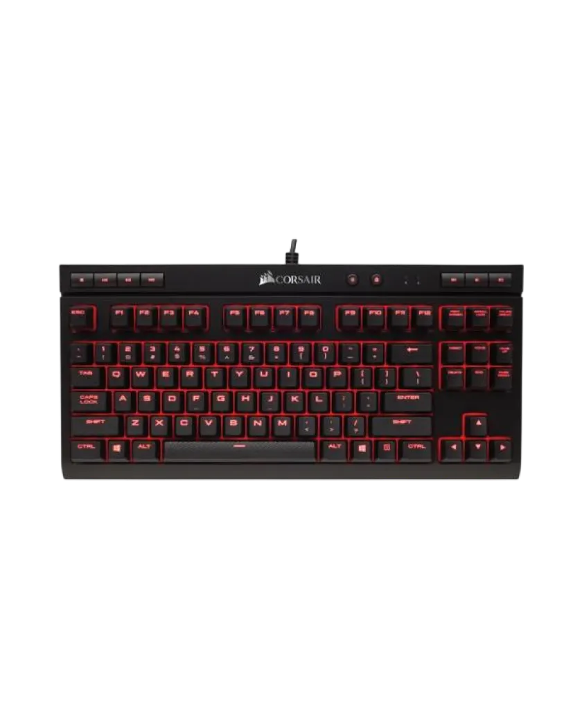 Клавиатура игровая проводная Corsair K63 Cherry MX Red / Black