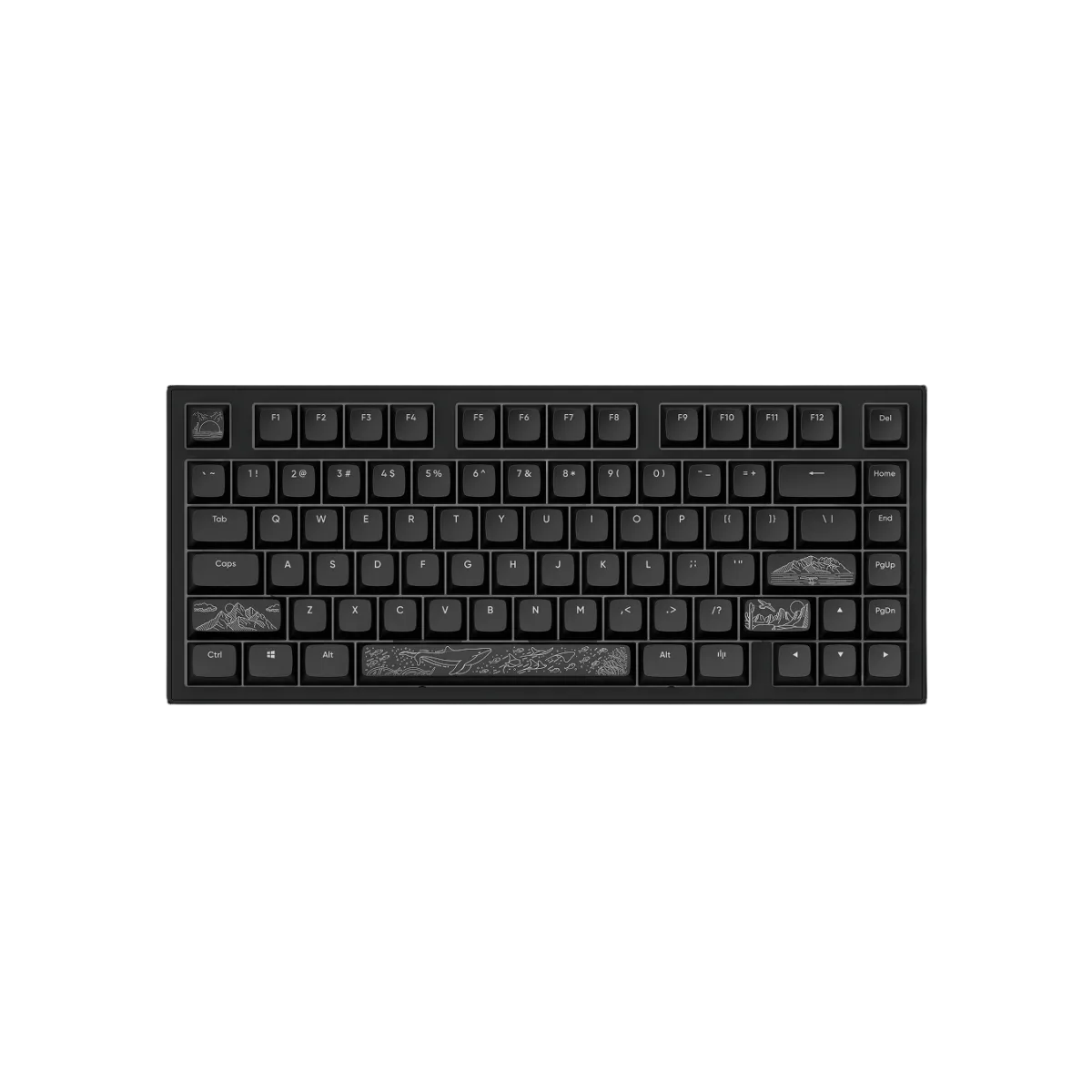 Клавиатура игровая беспроводная Dark Project ALU81A Terra Nova / Черный