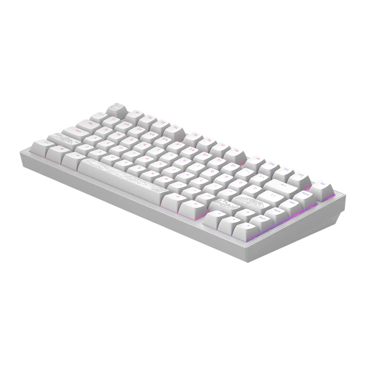 Клавиатура игровая проводная Dark Project ALU81A Terra Nostra / Белый