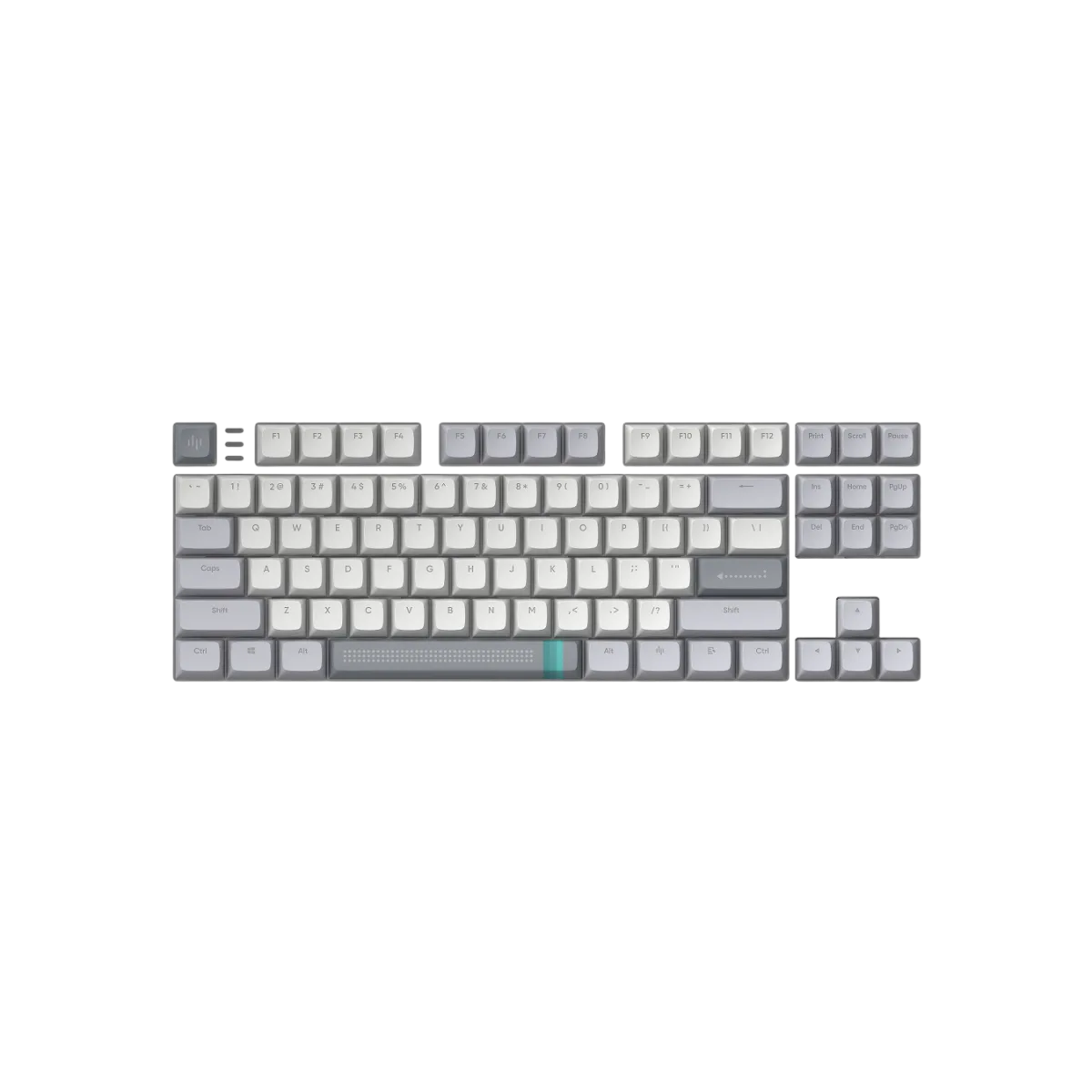 Клавиатура игровая проводная Dark Project ALU87A Daylight
