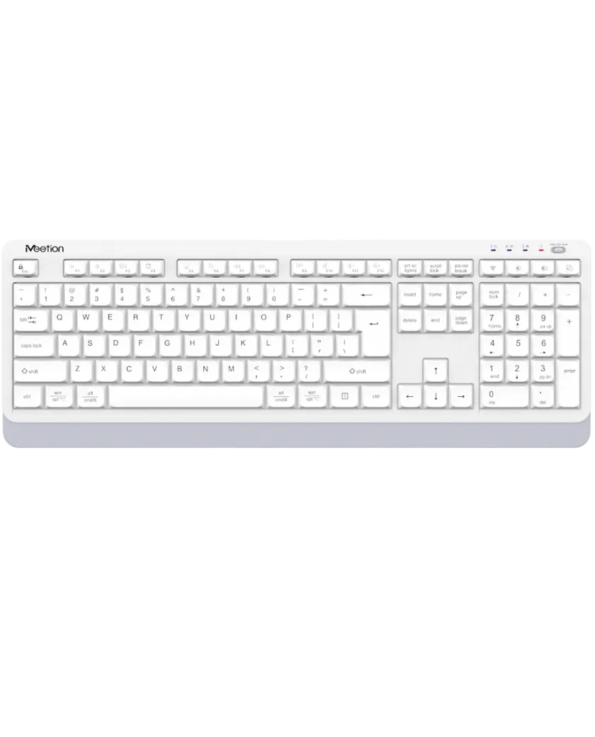 Клавиатура беспроводная Meetion BTK530 / White