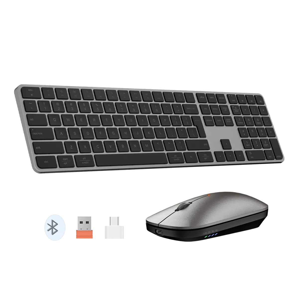 Комплект беспроводной (клавиатура+мышь) Meetion C230MW / Black