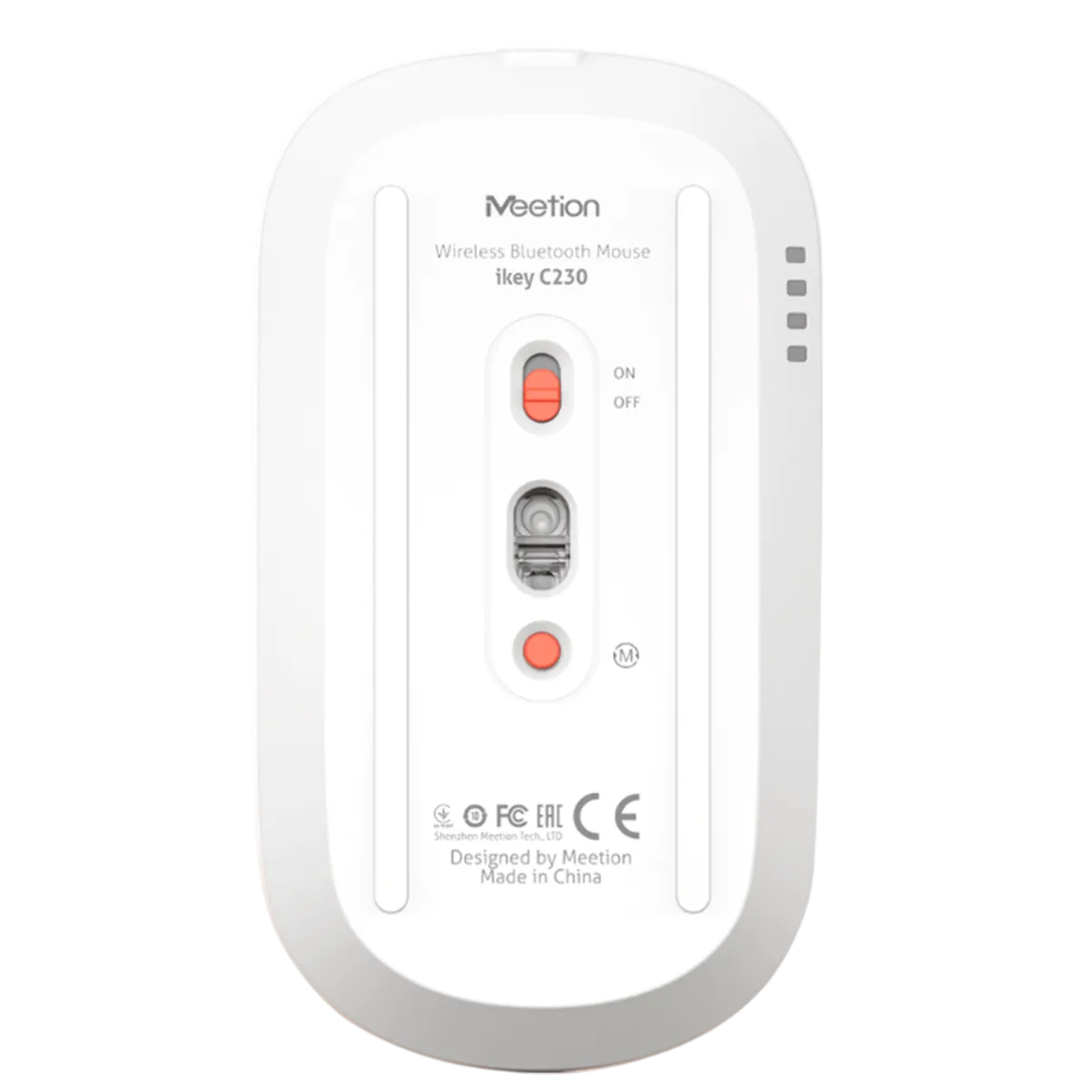 Комплект беспроводной (клавиатура+мышь) Meetion C230MW / White