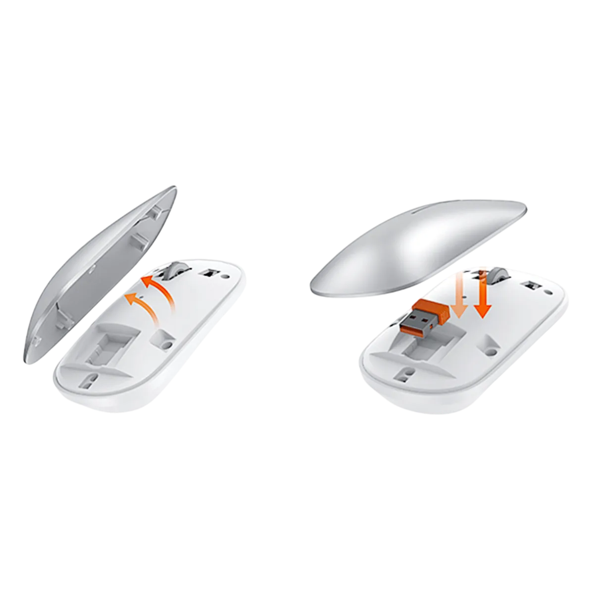 Комплект беспроводной (клавиатура+мышь) Meetion C230MW / White