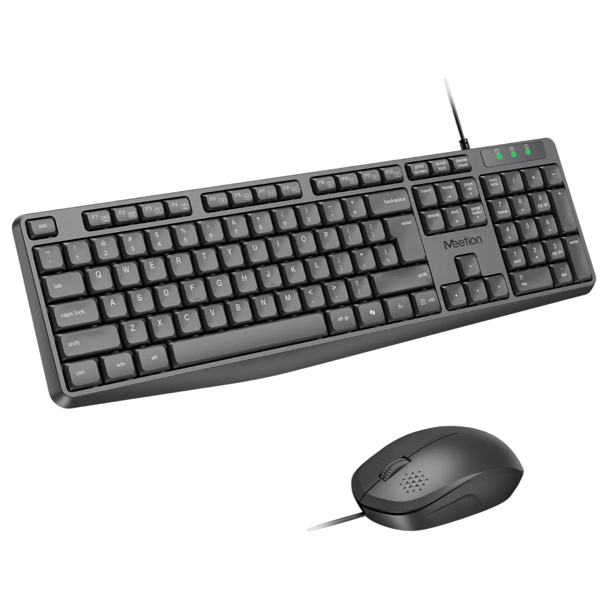 Комплект проводной (клавиатура+мышь) Meetion C235 / Black 