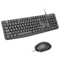 Комплект проводной (клавиатура+мышь) Meetion C235 / Black 