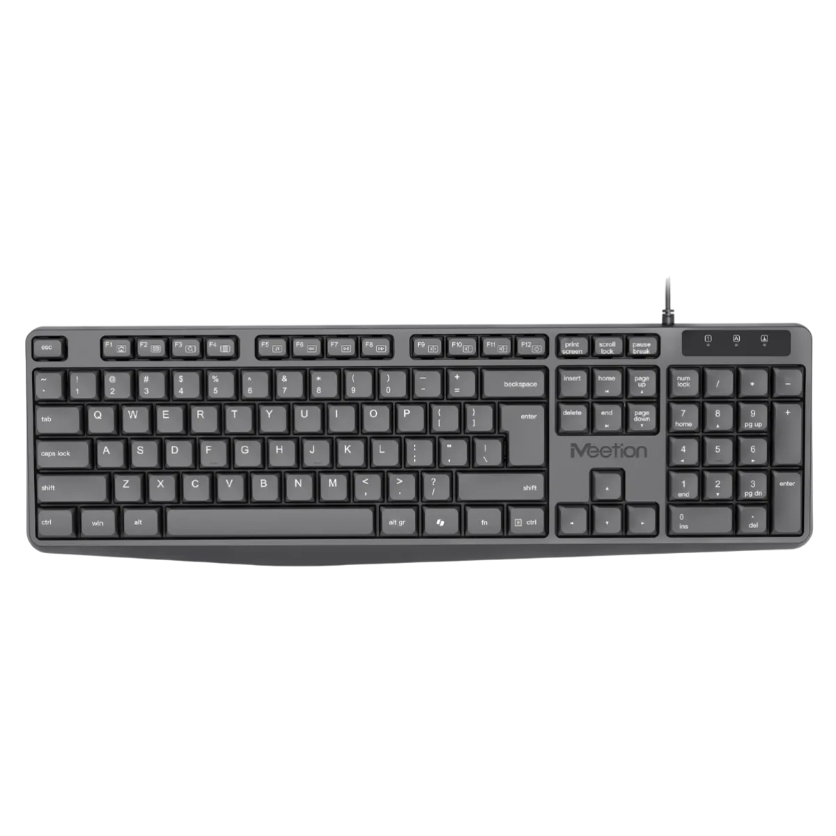 Комплект проводной (клавиатура+мышь) Meetion C235 / Black 