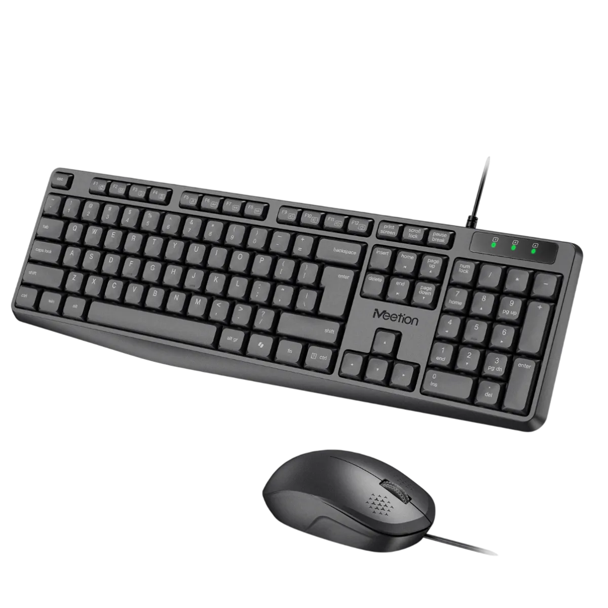 Комплект проводной (клавиатура+мышь) Meetion C235 / Black 