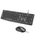 Комплект проводной (клавиатура+мышь) Meetion C235 / Black 