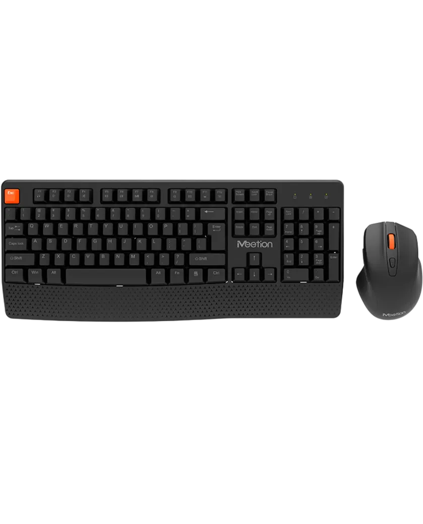 Комплект беспроводной (клавиатура+мышь) Meetion C4130 / Black