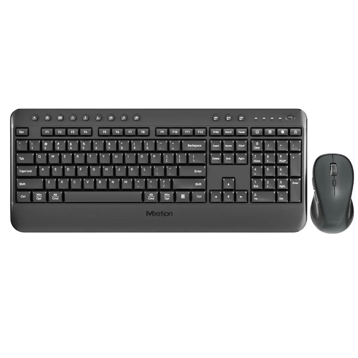 Комплект беспроводной (клавиатура+мышь) Meetion C5000 / Black