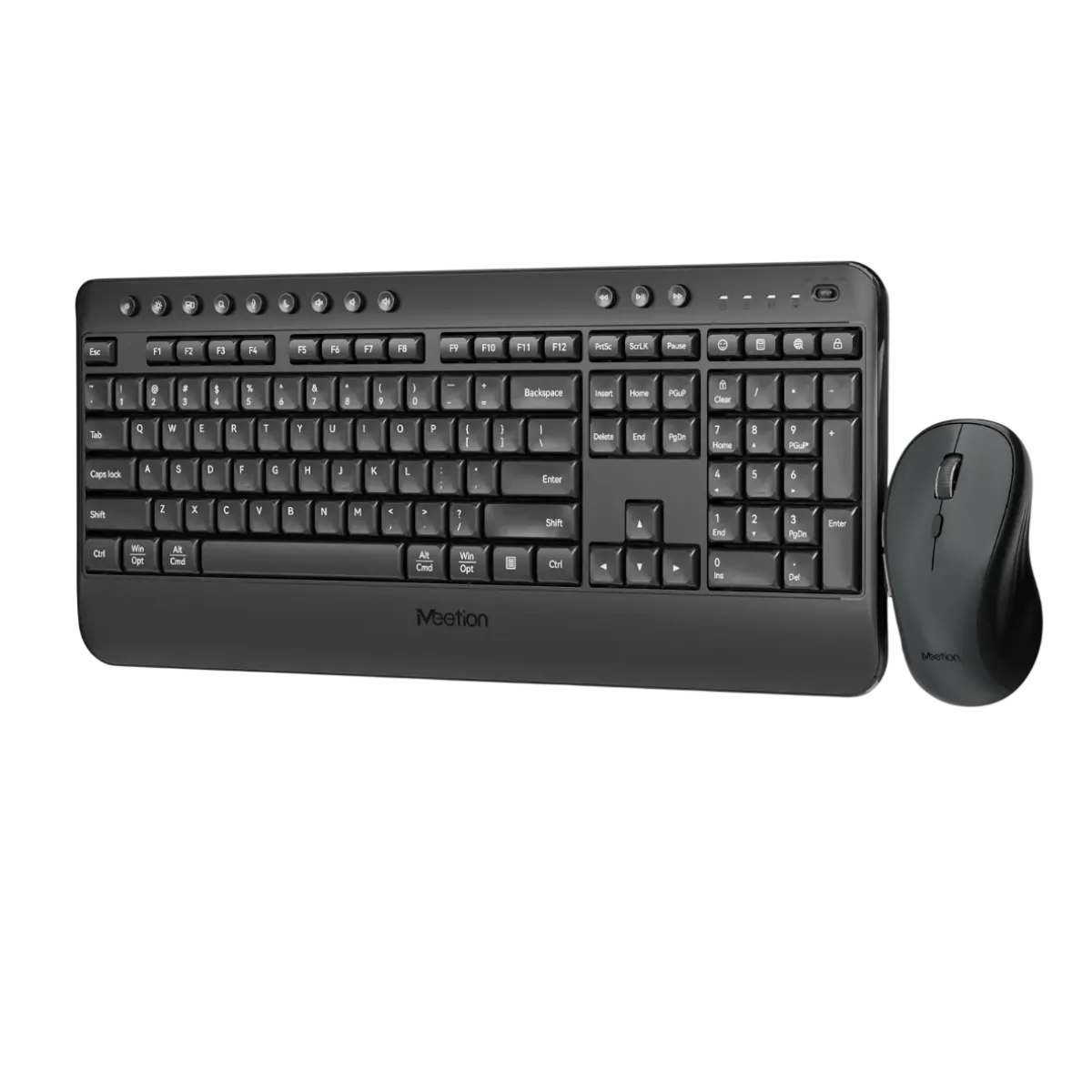 Комплект беспроводной (клавиатура+мышь) Meetion C5000 / Black