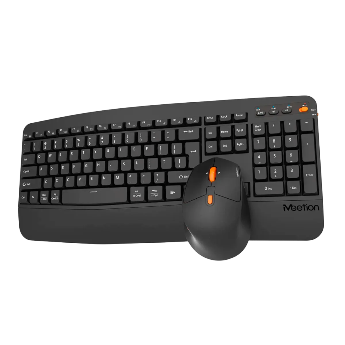 Комплект беспроводной (клавиатура+мышь) Meetion DirectorA2 Black