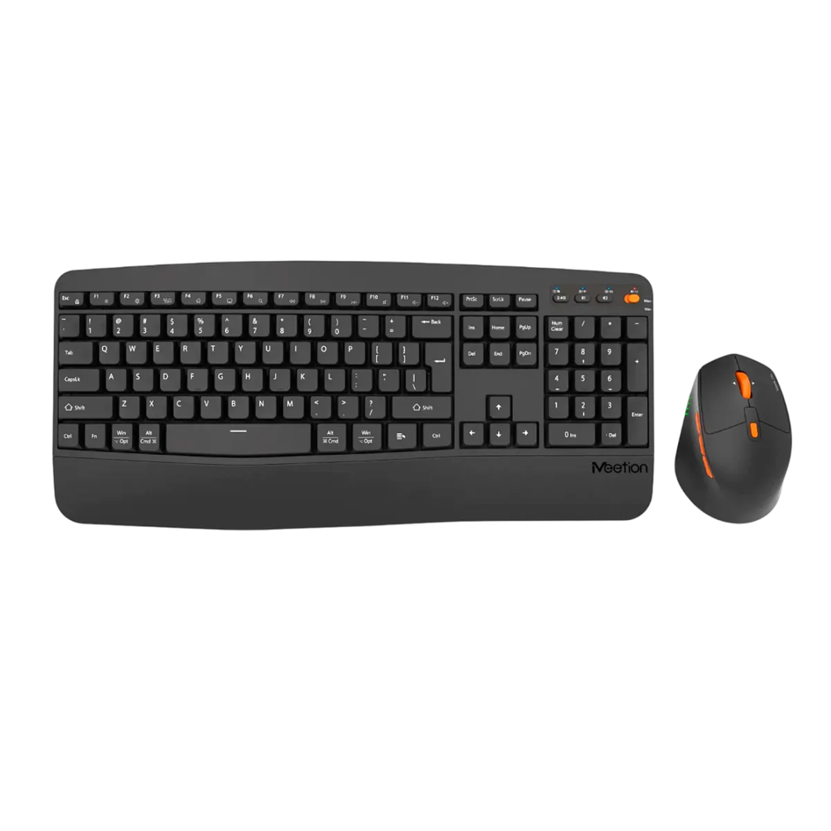 Комплект беспроводной (клавиатура+мышь) Meetion DirectorA2 Black