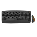 Комплект беспроводной (клавиатура+мышь) Meetion DirectorA2 Black