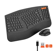 Комплект беспроводной (клавиатура+мышь) Meetion DirectorB2 / Black
