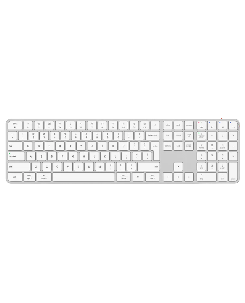 Клавиатура беспроводная Meetion K230MW / White