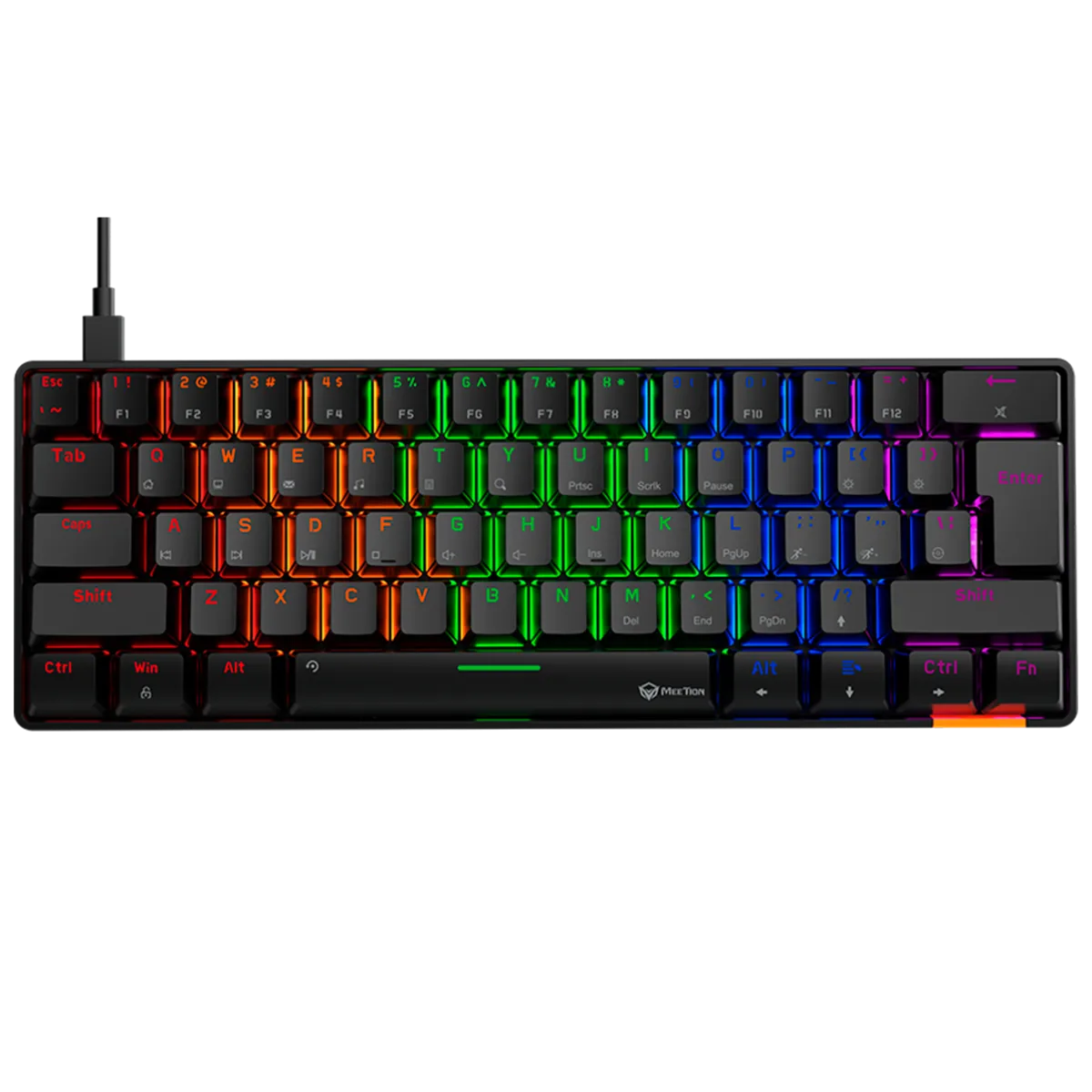 Клавиатура игровая проводная Meetion MK005 / Black