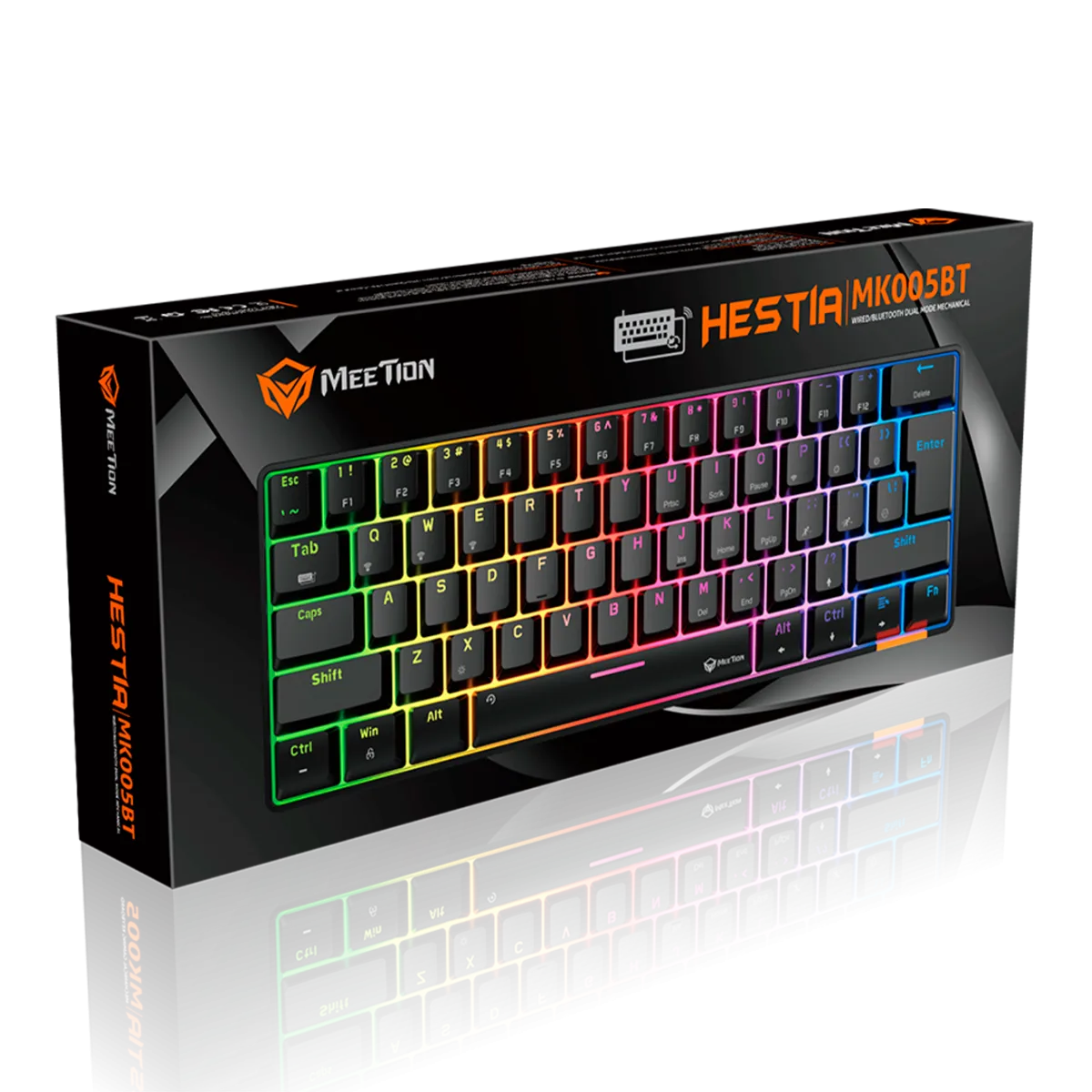 Клавиатура игровая беспроводная Meetion MK005BT / Black