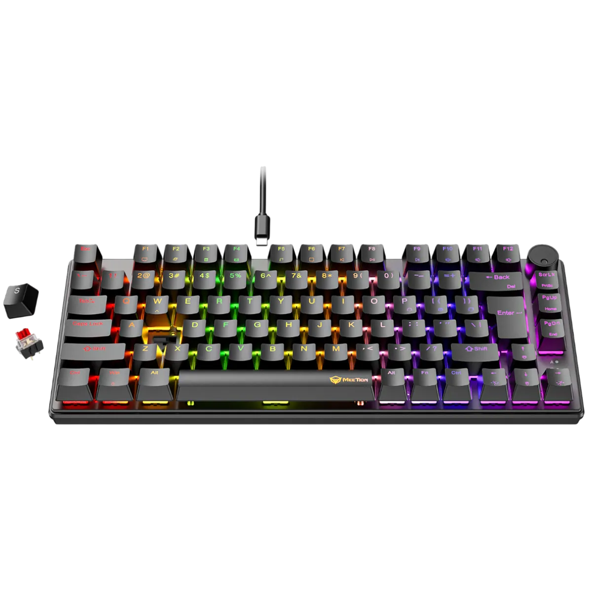 Клавиатура игровая проводная Meetion MK008Pro / Black