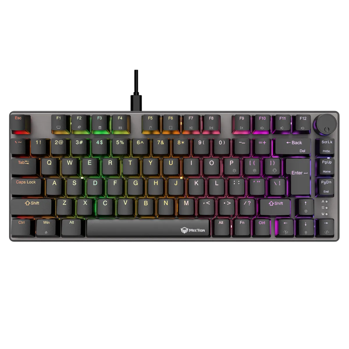 Клавиатура игровая проводная Meetion MK008Pro / Black