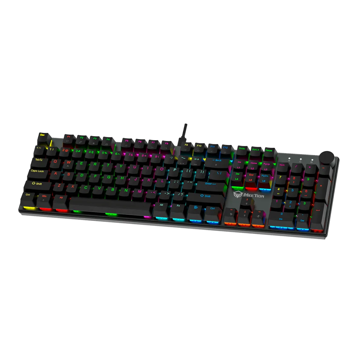 Клавиатура игровая проводная Meetion MK009 Pro / Black