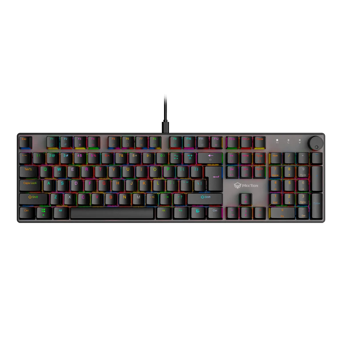 Клавиатура игровая проводная Meetion MK009 Pro / Black