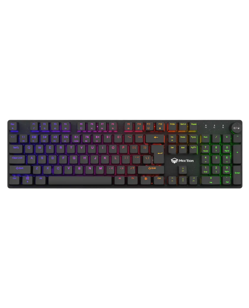 Клавиатура игровая проводная Meetion MK009RDP / Black