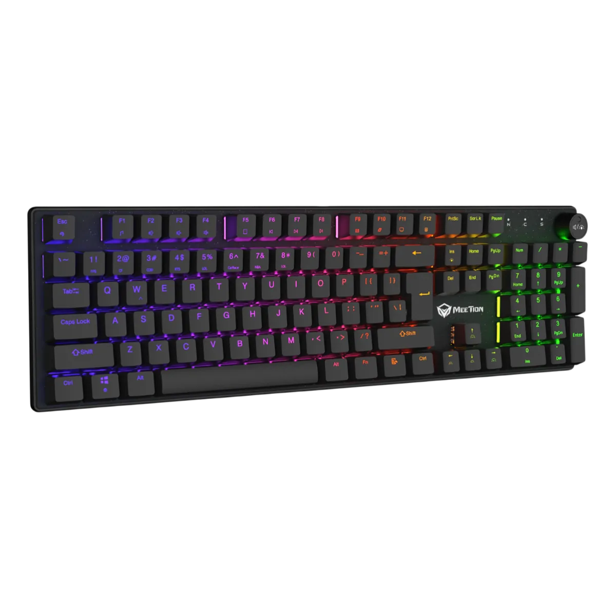 Клавиатура игровая проводная Meetion MK009RDP / Black