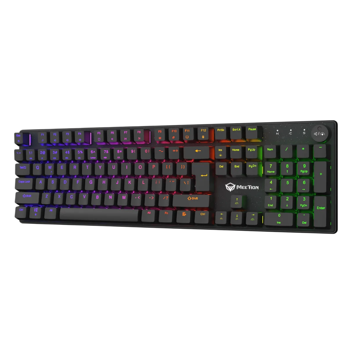 Клавиатура игровая проводная Meetion MK009RDP / Black