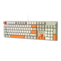 Клавиатура игровая проводная Meetion MK009RDP / White