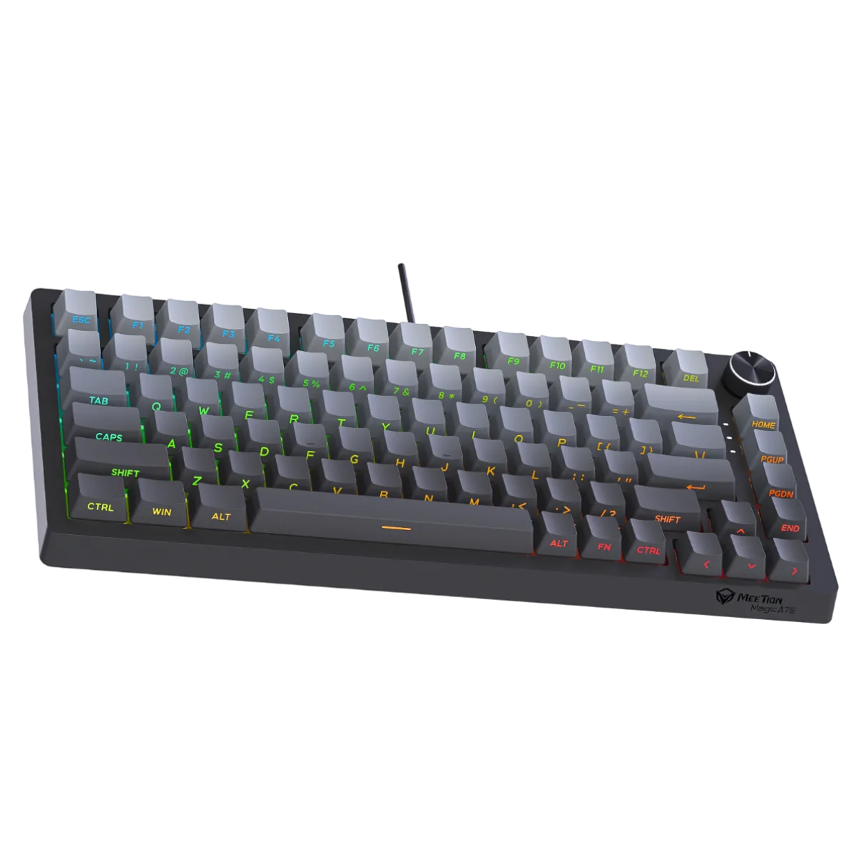 Клавиатура игровая проводная Meetion Magic A75 / Black 