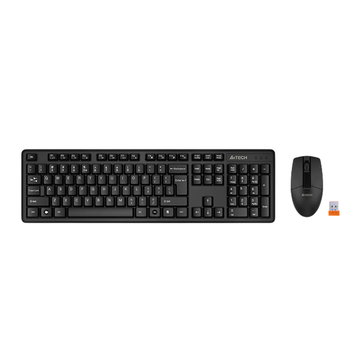 Комплект беспроводной (клавиатура+мышь) A4Tech 3330N / Black