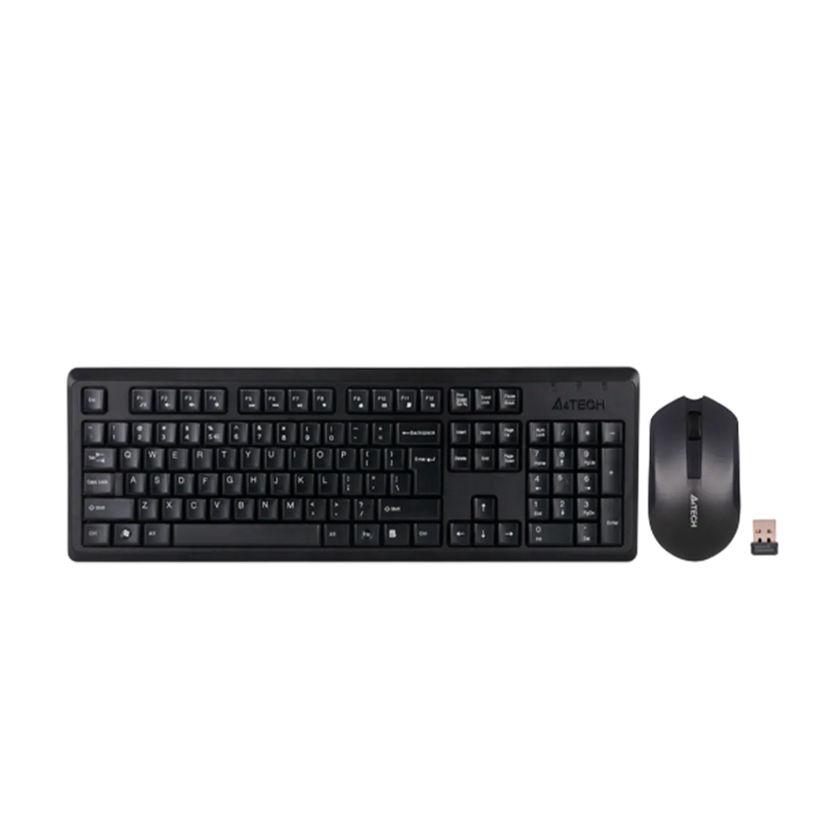 Комплект беспроводной (клавиатура+мышь) A4Tech 4200N / Black