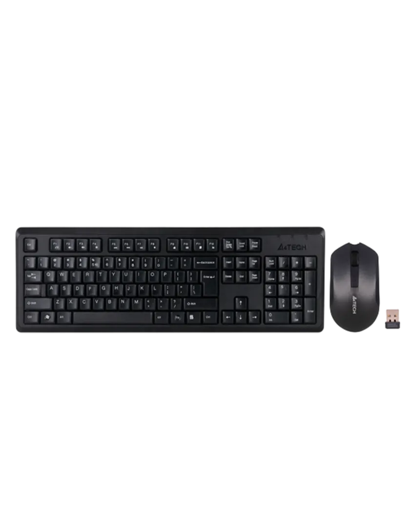 Комплект беспроводной (клавиатура+мышь) A4Tech 4200N / Black