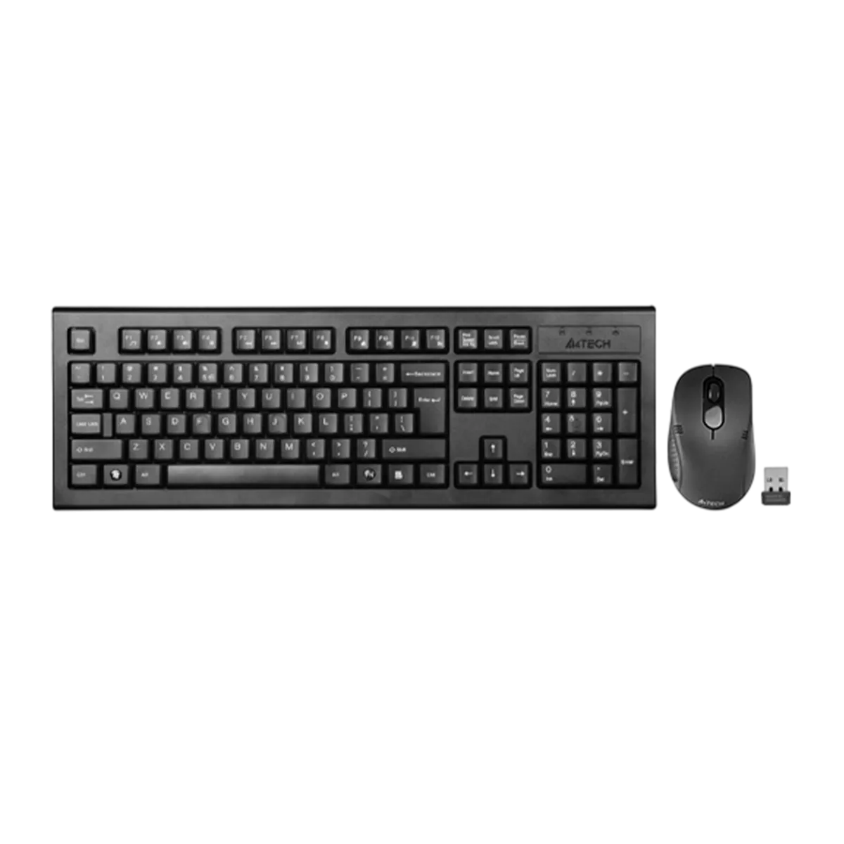 Комплект беспроводной (клавиатура+мышь) A4Tech 7100N / Black