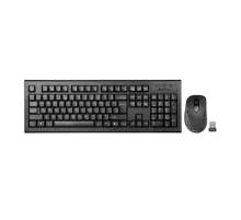 Комплект беспроводной (клавиатура+мышь) A4Tech 7100N / Black
