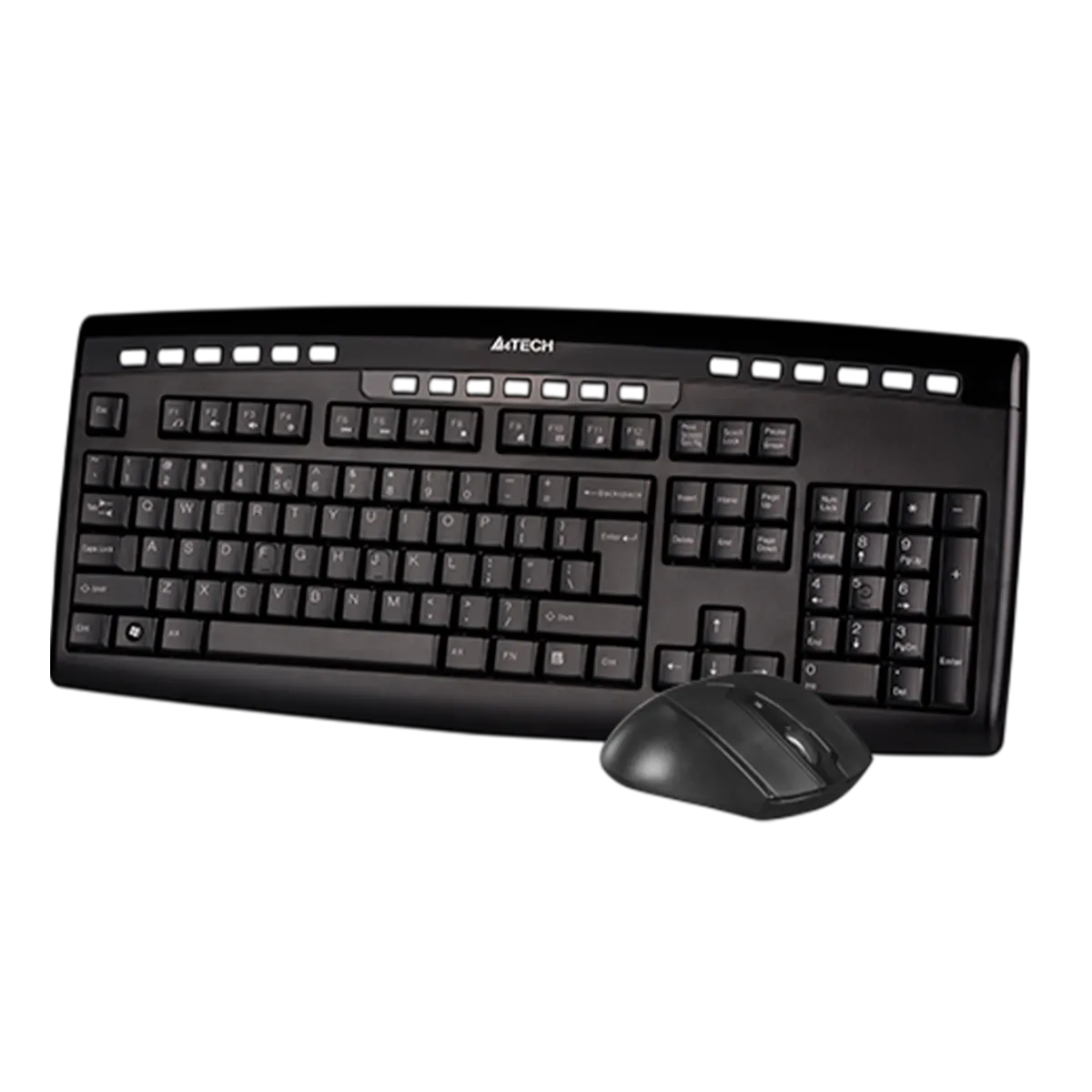 Комплект беспроводной (клавиатура+ мышь) A4Tech 9200F / Black