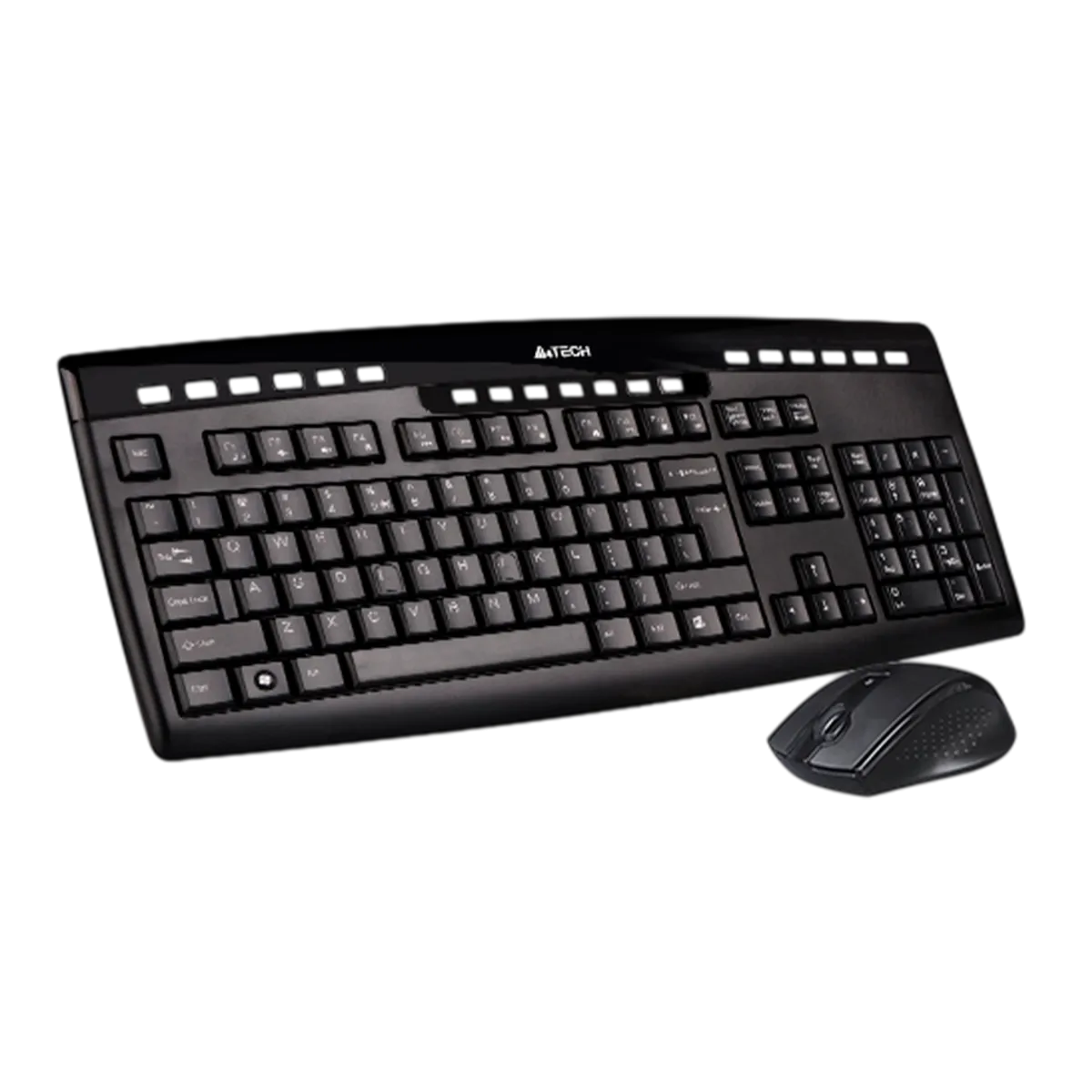 Комплект беспроводной (клавиатура+ мышь) A4Tech 9200F / Black