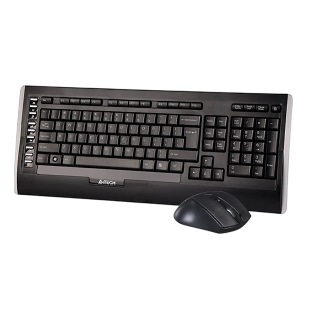 Комплект беспроводной (клавиатура+мышь) A4Tech 9300F / Black