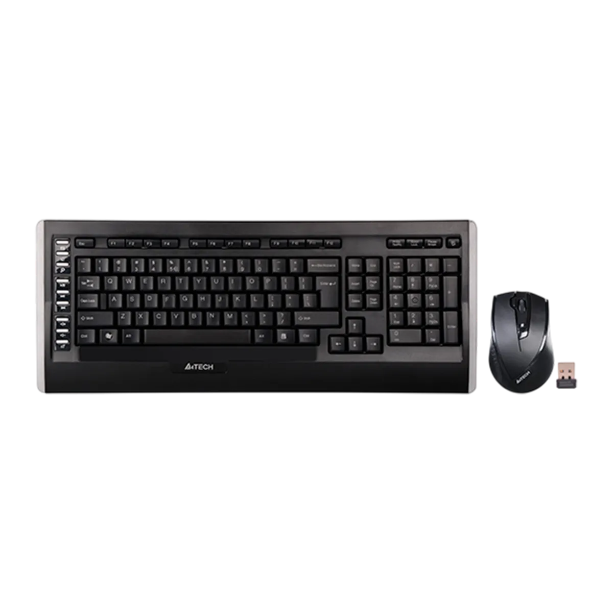 Комплект беспроводной (клавиатура+мышь) A4Tech 9300F / Black
