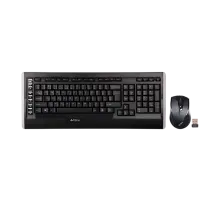 Комплект беспроводной (клавиатура+мышь) A4Tech 9300F / Black