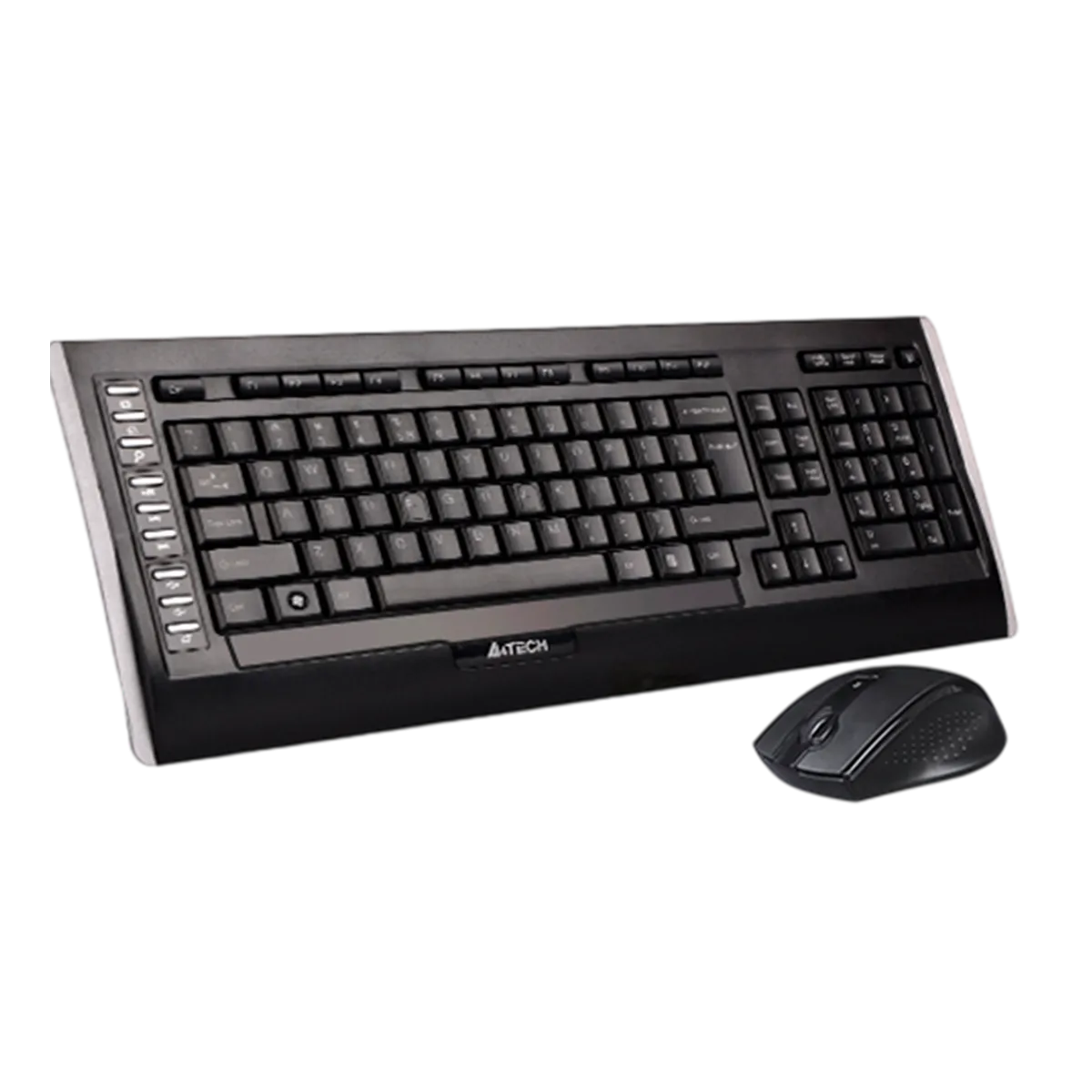 Комплект беспроводной (клавиатура+мышь) A4Tech 9300F / Black