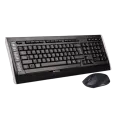 Комплект беспроводной (клавиатура+мышь) A4Tech 9300F / Black