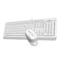 Комплект проводной (клавиатура+мышь) A4Tech Fstyler F1010 / White