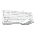 Комплект проводной (клавиатура+мышь) A4Tech Fstyler F1010 / White