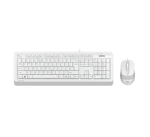 Комплект проводной (клавиатура+мышь) A4Tech Fstyler F1010 / White
